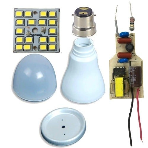18 Watt LED Bulb Raw Material Pack of 10 18 Watt LED Bulb Raw Material