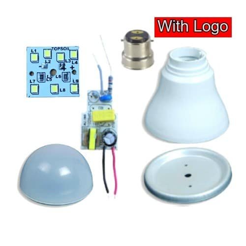 7 Watt LED Bulb Raw Material Pack of 1000 With Logo 7 Watt LED Bulb Raw Material With Logo