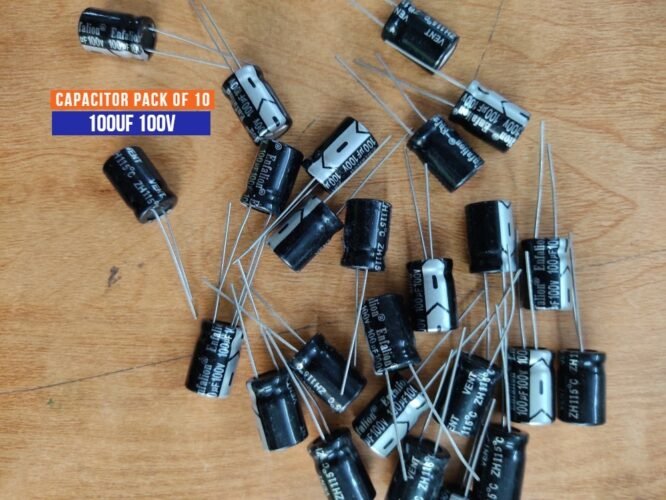 100uf 100 Volt Capacitor Pack of 10 100uF 100V Electrolytic Capacitor