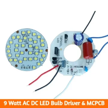 9 Watt AC DC LED Bulb Driver & MCPCB