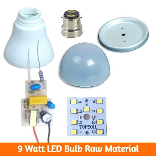 9watt led bulb raw material