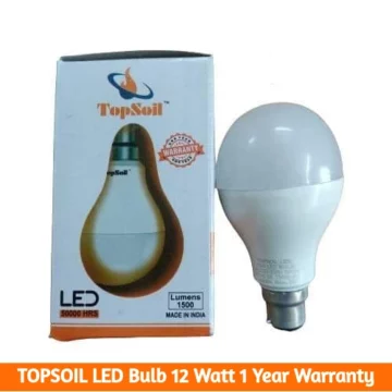 TOPSOIL LED Bulb 12 Watt 1 Year Warranty