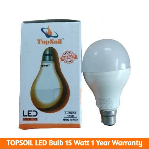 TOPSOIL LED Bulb 15 Watt 1 Year Warranty