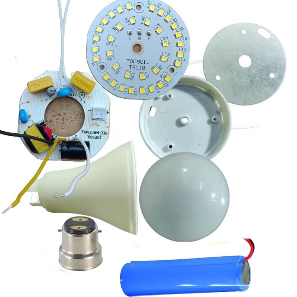 18Watt ACDC LED bulb raw material 18Watt ACDC LED bulb raw material