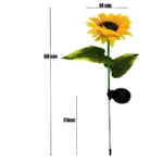 sunflower solar garden lights